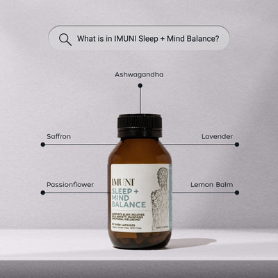 Imuni Sleep + Mind Balance 60 capsules