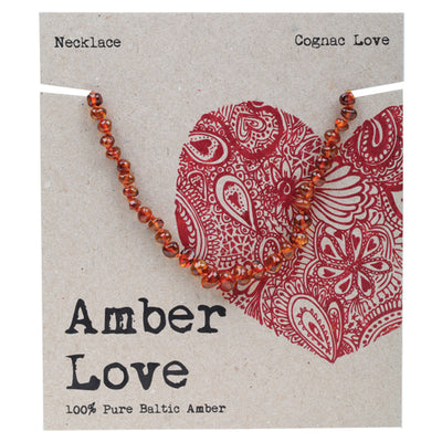 Amber Love 100% Pure Baltic Amber Teething Necklace 33cms