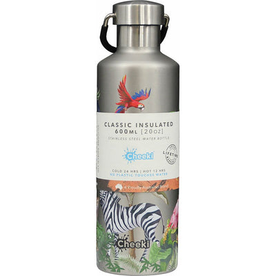Cheeki Insulated 600mL bottle "Jungle"