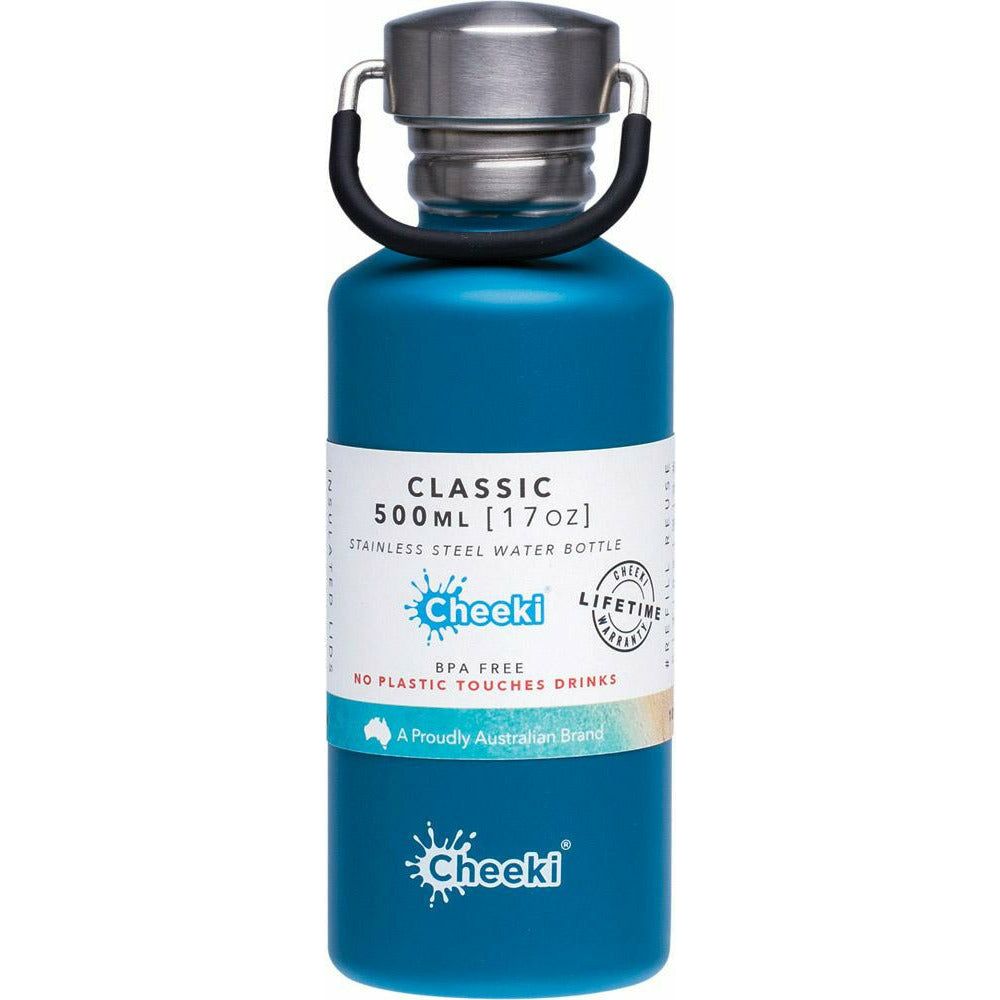 Cheeki 500mL Insulated Water Bottle | Blue