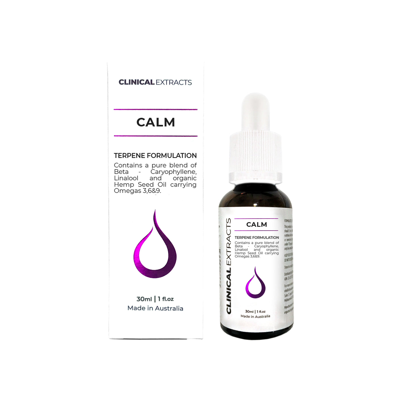 Clinical Extracts Terpene Formulation Calm 30mL