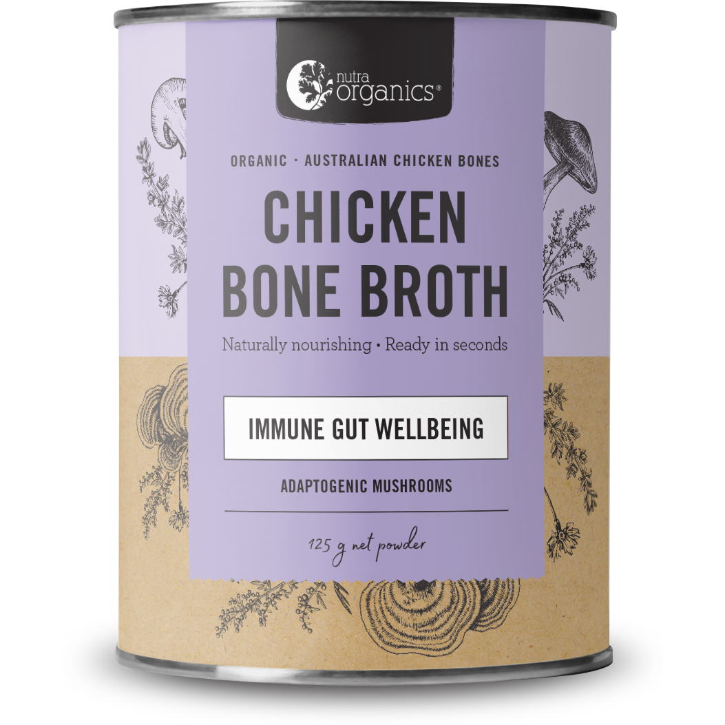 Nutra Organics Chicken Bone Broth Adaptogenic Mushroom