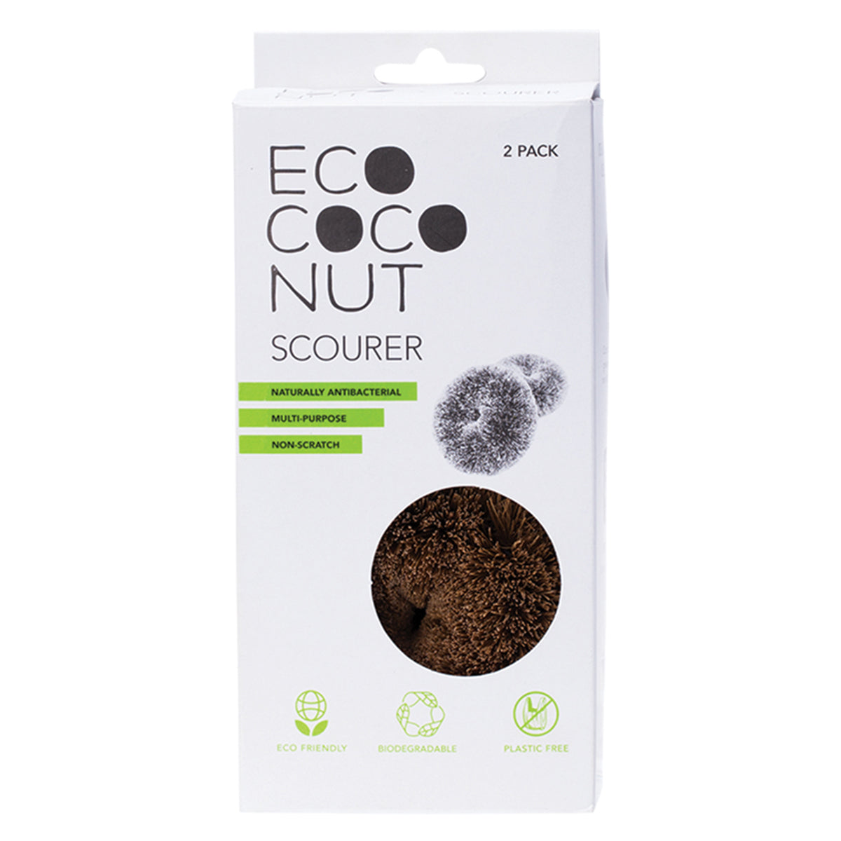 Eco Coconut Scourer Twin Pack