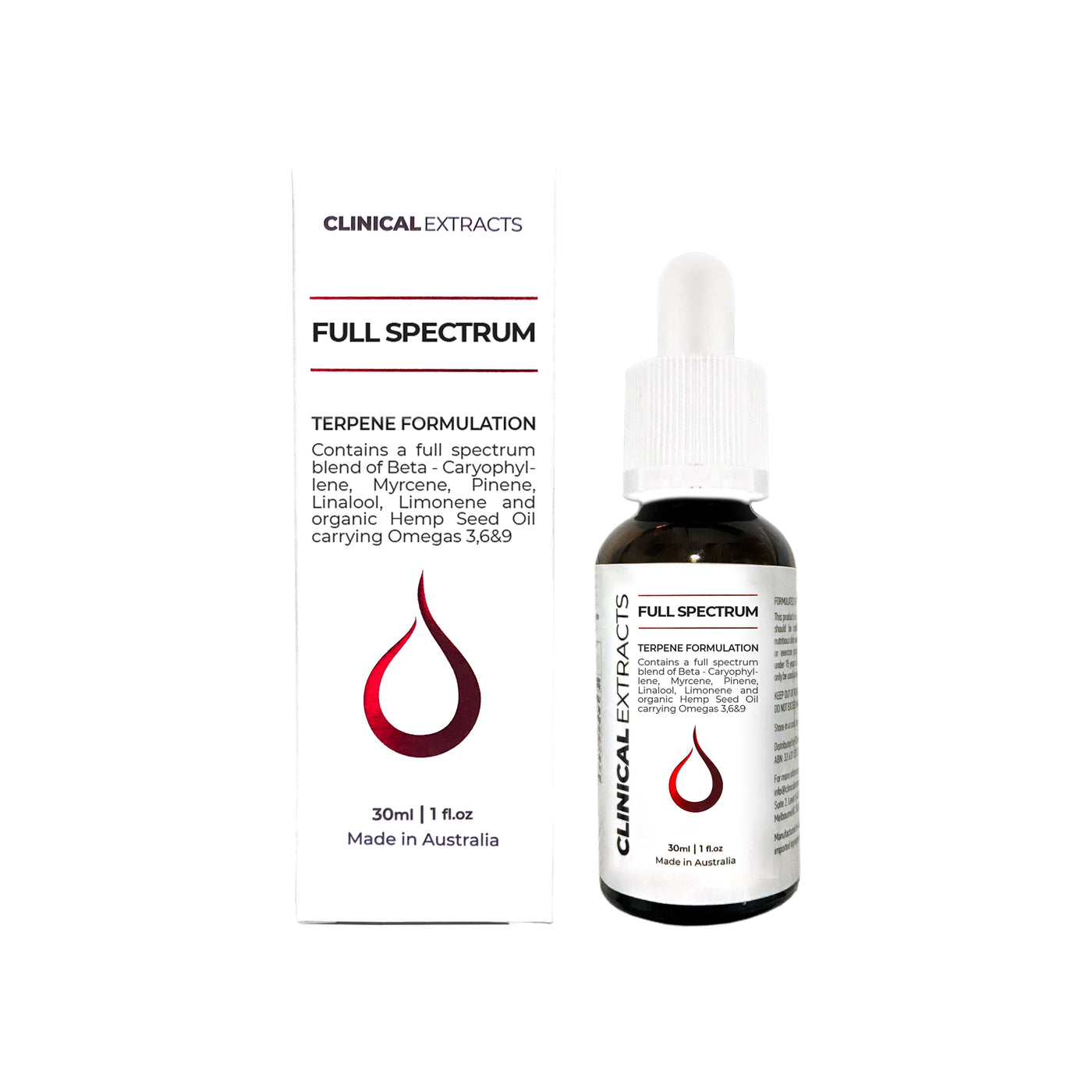 Clinical Extracts Full Spectrum Terpene Formulation 30mL