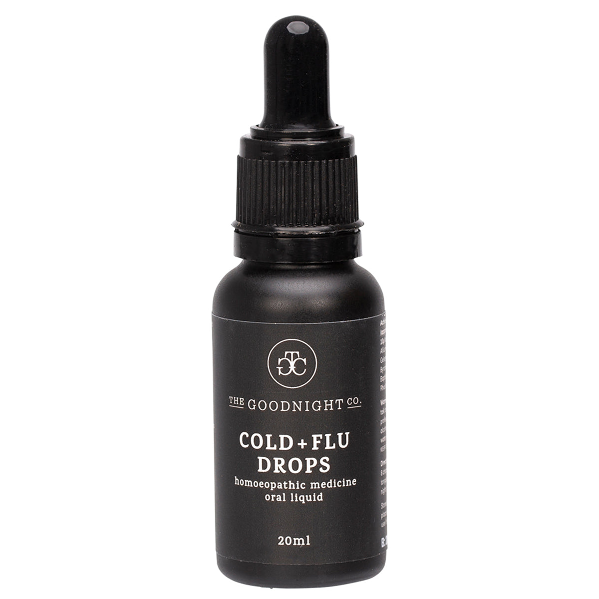 The Goodnight Co Cold + Flu Drops Homeopathic Medicine Oral Liquid