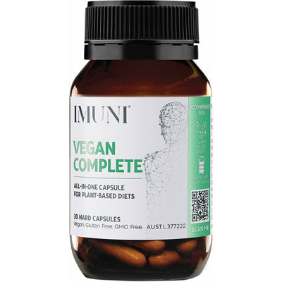 Imuni Vegan Complete Plant Based Multi 30 Capsules