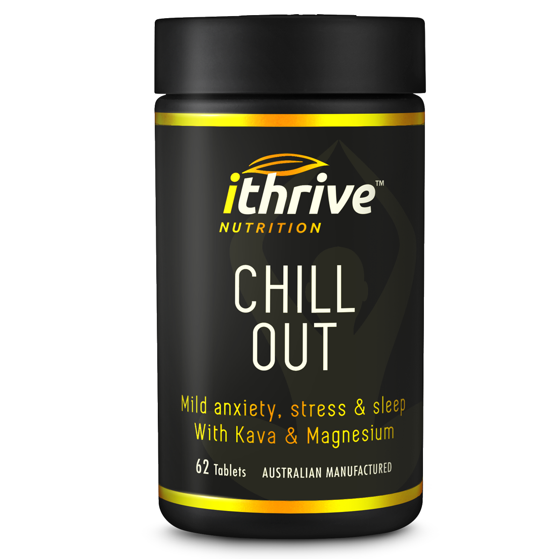 iThrive Chill Out Mild Anxiety, stress & sleep with Kava & Magnesium 62 tablets