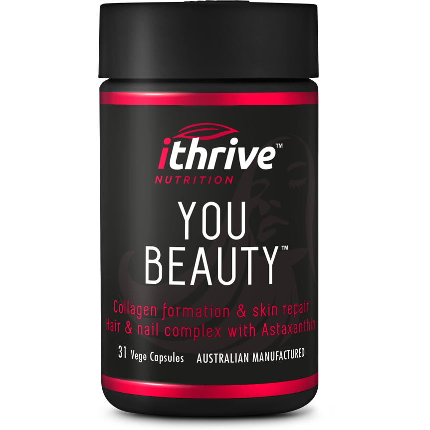 iThrive Nutrition You Beauty Hair & Nail Complex with Astaxanthin 31 capsules