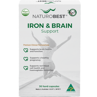 Naturobest Iron & Brain Support 30 capsules