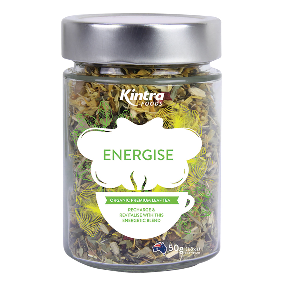 Kintra Foods Energise Organic Premium Leaf Tea