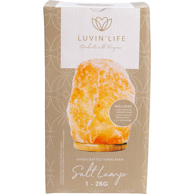 Luvin Life Himalayan Salt Lamp 1-2kg