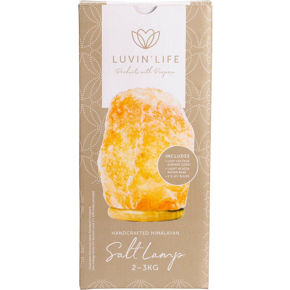 Luvin Life Himalayan Salt Lamp 2-3kg