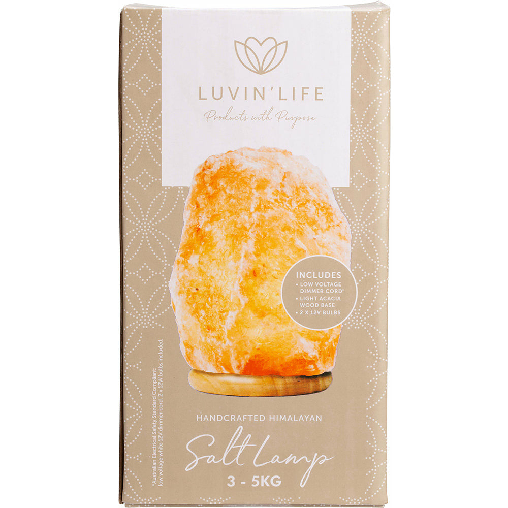 Luvin Life Himalayan Salt Lamp 3-5kg