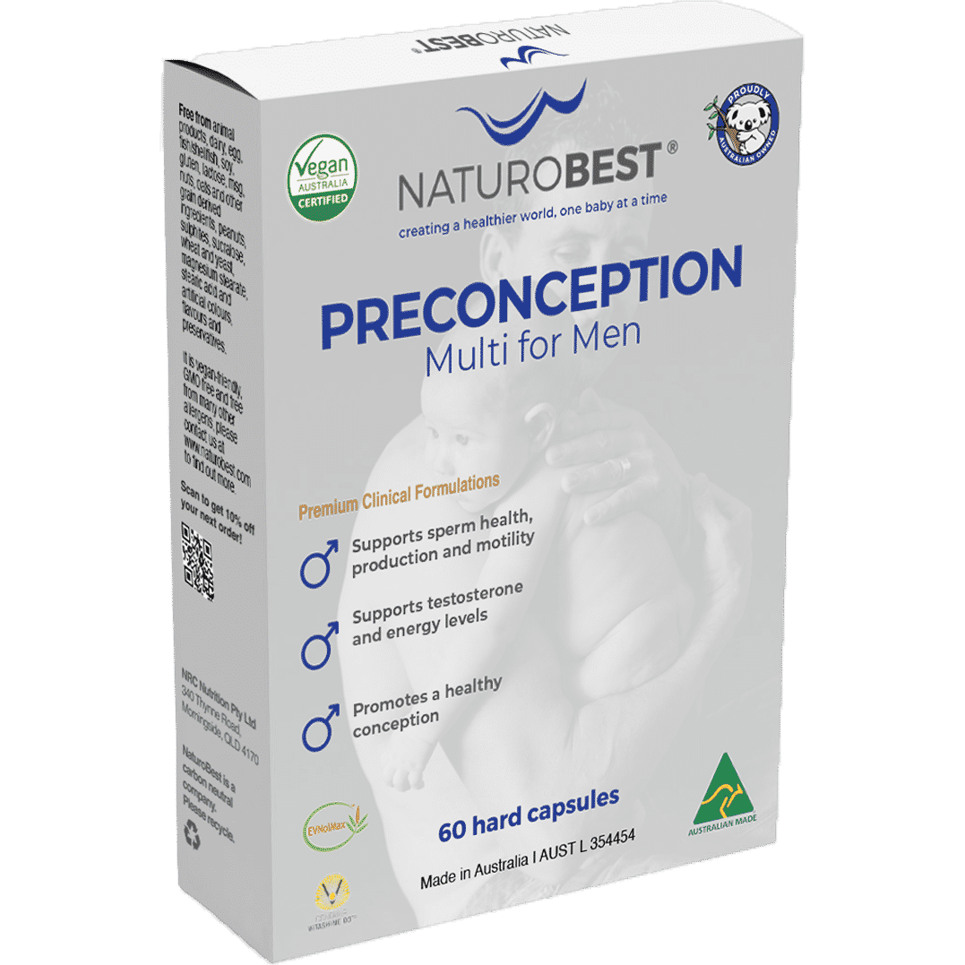 Naturobest Preconception Multi for Men 60 hard capsules