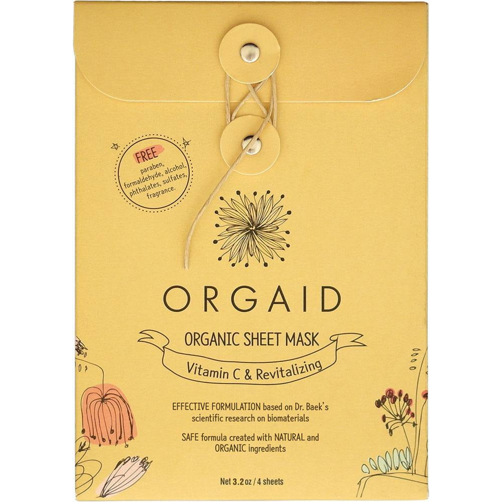 Orgaid Organic Sheet Mask Vitamin C & Revitalizing