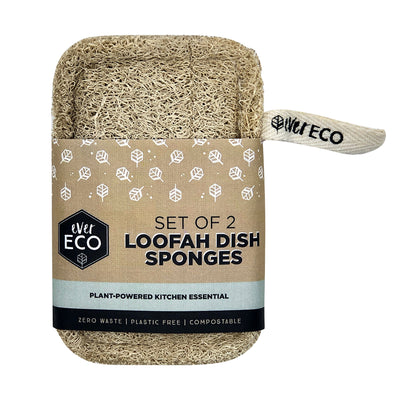 Ever Eco Loofah Dish Sponges Set of 2