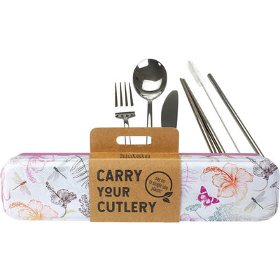 Retro Kitchen Carry Your Cutlery Stainless Steel Cutlery Set