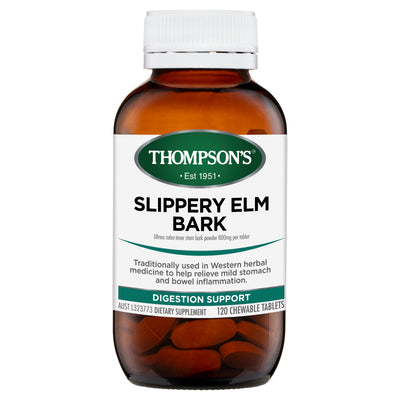 Thompsons Slipper Elm Bark 120 Chewable Tablets
