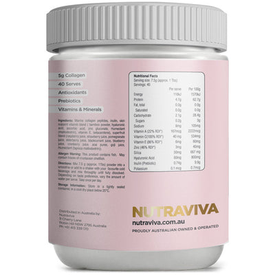 Nutraviva Simply Beautiful Collagen Formula 300g