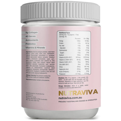 Nutraviva Simply Beautiful Collagen Formula 300g